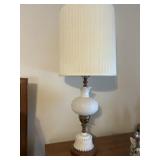 Milk Glass Lamp