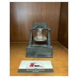 Metal Liberty Bell bank