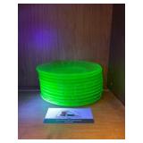 Uranium glass plates Qty 10
