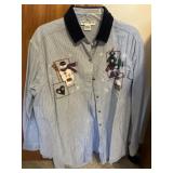 Two Xl Christmas denim
