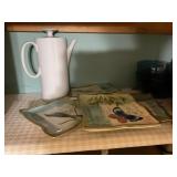 Tea pots, bowls, plates
