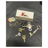 Keys and aCOOP key ring