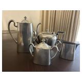 Pewter serving set