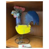 Metal Rooster Decor
