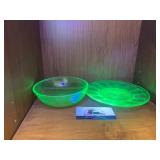 Uranium Glass Bowls