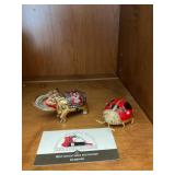Metal Animal Trinket Boxes