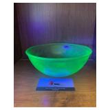 Uranium Glass Mixing Bowl