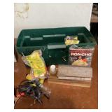 Tackle box and misc