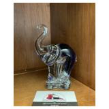 Blown Glass Elephnt Paperweight