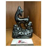 Ceramic Deer Flower Frog