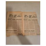 Talking avalanche newspapers