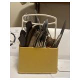 Flatware in carrier