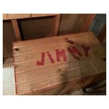 Wood toy box