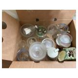 Assorted glassware and kitchen chopper