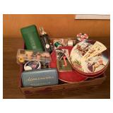 Assorted sewing supplies