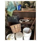 Shelf and contents