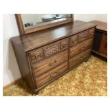 Dresser with mirror