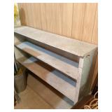 Wood shelving