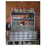 Contents of shelving unit