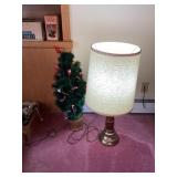 Lamp and Christmas tree