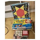 Vintage board games and toys