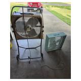 Vintage floor fans