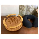Vintage napkin holder and organizer for table,