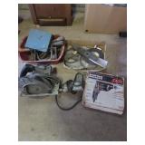 Assorted corded tools also to inlcude