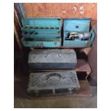 Assorted toolboxes and contents
