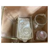 Assorted glassware