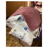 Assorted bedding and linens
