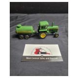 John deere tractor and spreader