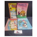 Casper, peanuts, and Disney comics