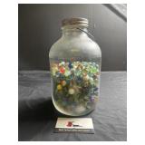 Jar of marbles