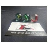 Akro Agate Cata Eye marbles