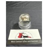 Sulphide Marble elephant 1 1/8