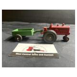 Toy tractor and wagon
