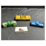 Vintage rubber toy cars