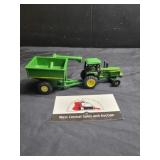 Ertl John Deere tractor and wagon