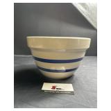 Roseville stoneware blue stripe bowl