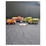 Buddy L and Tonka trucks