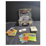 Pokemon metal lunchbox box & cards