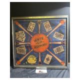Vintage Chinese checkers and Ante Up Rummy board