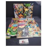 Marvel and DC comics