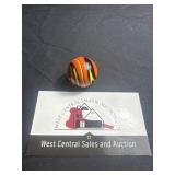 Hand made gold lutz marble