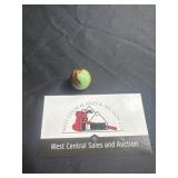 Akro agate lifesaver marble