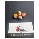 Akro Alley Pettier Christensen Swirl marbles