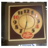 Dr. Pepper clock