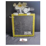 Vintage pink panther chalkboard