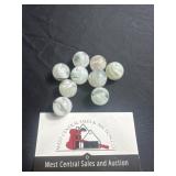Christensen Agate CAC Striped transparent marbles